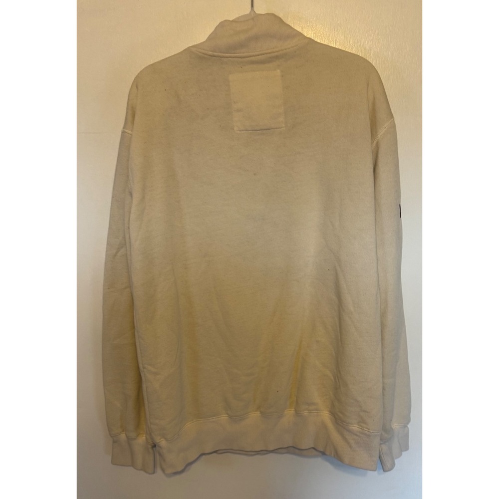 Colosseum Minnesota Golden Gophers Quarter Zip Sweatshirt Cream Mens XL - Picture 7 of 9